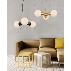 kinkieick.pl Lampa wisząca POPE AZ3171 czarny AZZARDO