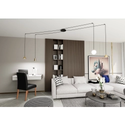 Lampa wisząca FUJI 4 GOLD 1350/4 EMIBIG Lighting