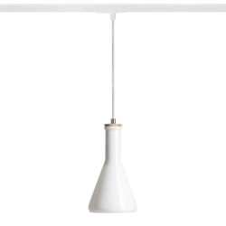 kinkiecik.pl PULIRE CON do szyny 1-faz szkło opalowe/drewno 230V E14 28W R13209 Rendl light studio