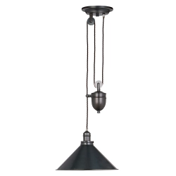 kinkiecik.pl Lampa wisząca z regulacją długości Provence – 1 źródło światła – Stary brąz PV-P-OB Elstead Lighting