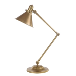 kinkiecik.pl Lampa biurkowa Provence – 1 źródło światła – Stary mosiądz PV-TL-AB Elstead Lighting