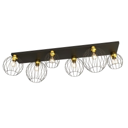 Lampa sufitowa NEST 6 BL GOLD 1370/6 EMIBIG Lighting - zdjęcie produktu