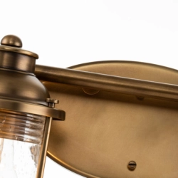 Kinkiet Ashlandbay – 4 źródła światła – Naturalny mosiądz QN-ASHLANDBAY4-NBR-BATH Elstead Lighting
