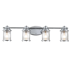 kinkiecik.pl Kinkiet Ashlandbay – 4 źródła światła – Polerowany chrom QN-ASHLANDBAY4-PC-BATH Elstead Lighting