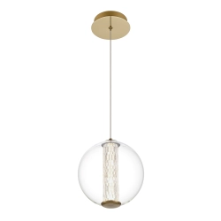 Lampa wisząca Atomo – 1 źródło światła – Złoty QN-ATOMO-1P-BG Elstead Lighting