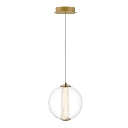 Lampa wisząca Atomo – 1 źródło światła – Złoty QN-ATOMO-1P-BG Elstead Lighting
