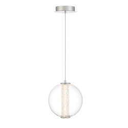 Lampa wisząca Atomo – 1 źródło światła – Polerowany chrom QN-ATOMO-1P-PC Elstead Lighting
