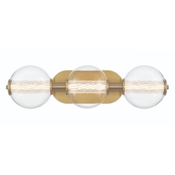 Kinkiet Atomo – 3 źródła światła – Złoty QN-ATOMO-3W-BG Elstead Lighting