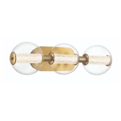 Kinkiet Atomo – 3 źródła światła – Złoty QN-ATOMO-3W-BG Elstead Lighting