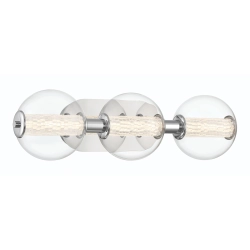 Kinkiet Atomo – 3 źródła światła – Polerowany chrom QN-ATOMO-3W-PC Elstead Lighting