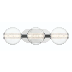 Kinkiet Atomo – 3 źródła światła – Polerowany chrom QN-ATOMO-3W-PC Elstead Lighting