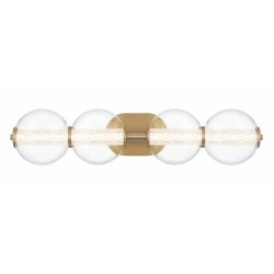 Kinkiet Atomo – 4 źródła światła – Złoty QN-ATOMO-4W-BG Elstead Lighting