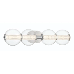 Kinkiet Atomo – 4 źródła światła – Polerowany chrom QN-ATOMO-4W-PC Elstead Lighting