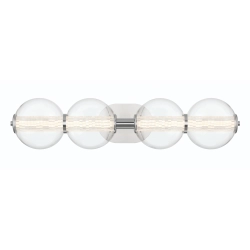 Kinkiet Atomo – 4 źródła światła – Polerowany chrom QN-ATOMO-4W-PC Elstead Lighting