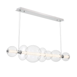 Lampa wyspowa Atomo – 7 źródeł światła – Polerowany chrom QN-ATOMO-LP7-PC Elstead Lighting