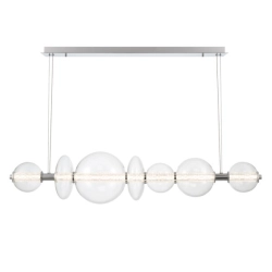 Lampa wyspowa Atomo – 7 źródeł światła – Polerowany chrom QN-ATOMO-LP7-PC Elstead Lighting