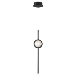 Lampa wisząca Barletta – 1 źródło światła – Czarny QN-BARLETTA-1P-BK Elstead Lighting