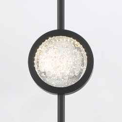 Lampa wisząca Barletta – 1 źródło światła – Czarny QN-BARLETTA-1P-BK Elstead Lighting