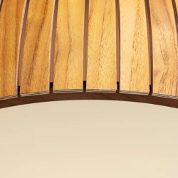 Plafon LED Barrel QN-BARREL-F-LED-50-TEAK Elstead Lighting
