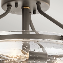 Półplafon Belle – 3 źródła światła – Stary brąz QN-BELLE-SF-OZ Elstead Lighting