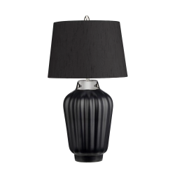 kinkiecik.pl Lampa stołowa Bexley – 1 źródło światła – Czarna/ Polerowany nikiel QN-BEXLEY-TL-BKPN Elstead Lighting