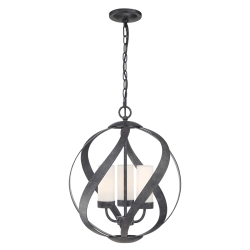 kinkiecik.pl Latarnia wisząca Blacksmith – 3 źródła światła QN-BLACKSMITH-3P-OBK IP44 Elstead Lighting