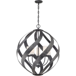 kinkiecik.pl Latarnia wisząca Blacksmith – 5 źródeł światła QN-BLACKSMITH-5P-OBK IP44 Elstead Lighting