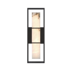 Średni kinkiet Blakley – 1 źródło światła – Matowa czerń QN-BLAKLEY-M-BK Elstead Lighting