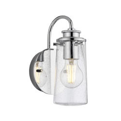 kinkiecik.pl Kinkiet Braelyn – 1 źródło światła – Polerowany chrom QN-BRAELYN1-PC Elstead Lighting
