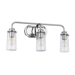 Kinkiet Braelyn – 3 źródła światła – Polerowany chrom QN-BRAELYN3-PC Elstead Lighting