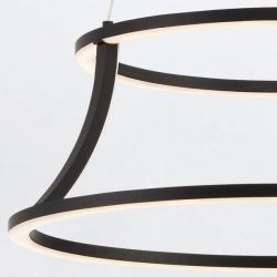 Żyrandol Cadoux – Matowa czerń QN-CADOUX-P-BK Elstead Lighting