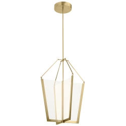kinkiecik.pl Duża lampa wisząca LED Calters QN-CALTERS-P-L-CG Elstead Lighting