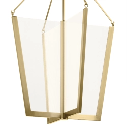 Duża lampa wisząca LED Calters QN-CALTERS-P-L-CG Elstead Lighting