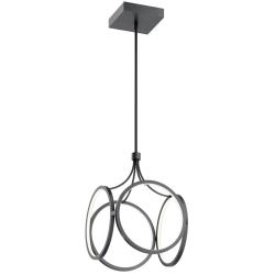 kinkiecik.pl Lampa wisząca LED Ciri – Matowa czerń QN-CIRI-P-MBK Elstead Lighting