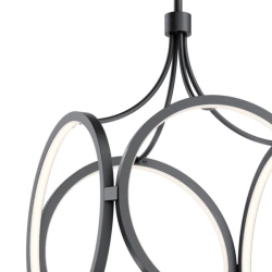 Lampa wisząca LED Ciri – Matowa czerń QN-CIRI-P-MBK Elstead Lighting