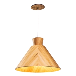Lampa wisząca Conical QN-CONICAL-P-M-TEAK Elstead Lighting
