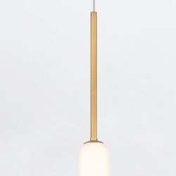 Lampa wisząca Cumberland – 1 źródło światła – Złoty QN-CUMBERLAND-1P-BG Elstead Lighting