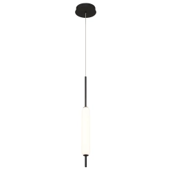 Lampa wisząca Cumberland – 1 źródło światła – Matowa czerń QN-CUMBERLAND-1P-BK Elstead Lighting