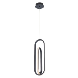 Lampa wisząca Demark – Matowa czerń QN-DEMARK-1P-BK Elstead Lighting