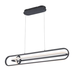 Lampa wyspowa Demark – Matowa czerń QN-DEMARK-LP-BK Elstead Lighting