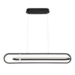 Lampa wyspowa Demark – Matowa czerń QN-DEMARK-LP-BK Elstead Lighting