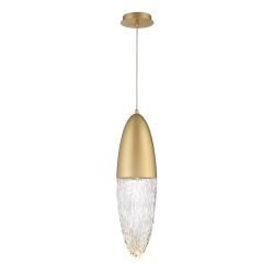 Lampa wisząca Ecrou – Matowe złoto QN-ECROU-1P-BG Elstead Lighting