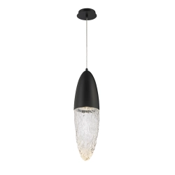 Lampa wisząca Ecrou – Matowa czerń QN-ECROU-1P-BK Elstead Lighting