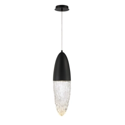 Lampa wisząca Ecrou – Matowa czerń QN-ECROU-1P-BK Elstead Lighting