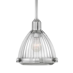 Lampa wisząca Elroy – 1 źródło światła – Polerowany nikiel QN-ELROY-PN Elstead Lighting