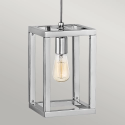 Lampa wisząca Ensemble – 1 źródło światła – Polerowany nikiel QN-ENSEMBLE1P-PN Elstead Lighting