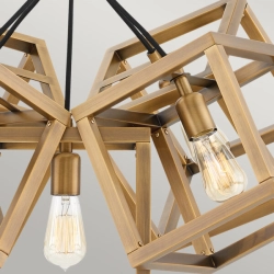 Lampa wisząca Ensemble – 5 źródeł światła – Szczotkowany brąz QN-ENSEMBLE5P-BB Elstead Lighting