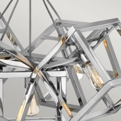 Lampa wisząca Ensemble – 5 źródeł światła – Polerowany nikiel QN-ENSEMBLE5P-PN Elstead Lighting