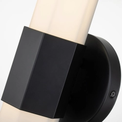 Kinkiet LED Facet – Matowa czerń QN-FACET-LED1-BK-BATH Elstead Lighting