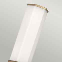Kinkiet LED Facet – Stary mosiądz QN-FACET-LED1-HB-BATH Elstead Lighting